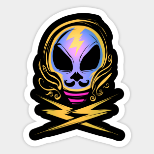 Shine Bright Skull Sticker